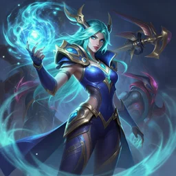 zoe league of legends wild rift hero champions arcane magic digital painting bioluminance alena aenami artworks in 4 k design by lois van baarle by sung choi by john kirby artgerm and greg rutkowski and magali villeneuve mage fighter assassin
