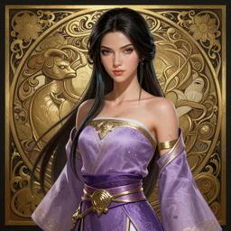 Princess Azula from Avatar The Last Airbender, D&D, fantasy, intricate, elegant, highly detailed, digital painting, artstation, concept art, matte, sharp focus, illustration, art by Artgerm and Greg Rutkowski and Alphonse Mucha