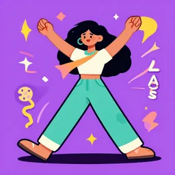 zest bliss, cartoon illustration, dynamic composition