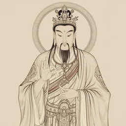 master of the day of judgment, by wenjun lin, ornate and intricate, by artem chebokha, by alena aenami, by ian llanas