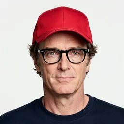 a photograph of a young jack nicholson with wayfarer glasses and red baseball cap having a birthday party, by floro dery, shoji kawamori, and greg rutkowski, artstation, concept art, high quality illustration, mtmte, cover art