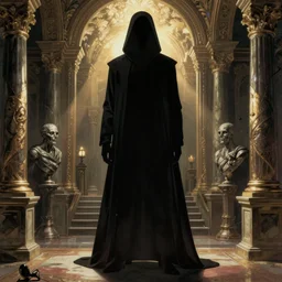 highly detailed full body portrait of the shadow, comic book cover art, global illumination, sharp focus, octane rendering, specular radiant light, detailed and intricate environment, hyper realistic elegant grotesque reinassance digital painting concept art by cristian sauret