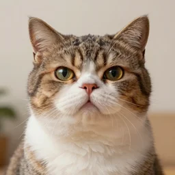 Grumpy Cat is very happy now, hyperdetailed, artstation, cgsociety, 8k