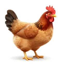 hungry chicken