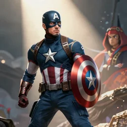 captain America dreams of Avatar the last Airbender