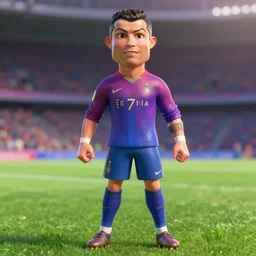 Cristiano Ronaldo made by Pixar, 8k