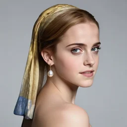 emma watson with the pearl earring