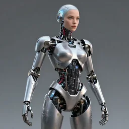 epic professional digital art of female robot, by leesha hannigan, iris van herpen, artstation, cgsociety, wlop, epic, much wow, much detail, gorgeous, detailed, masterpiece