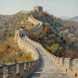 a painting of the great wall trending on artstation in the style of greg rutkowski