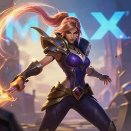 action shot of Lux (League of Legends) in a live action movie, imax, 4K, cinema, volumetric, photography
