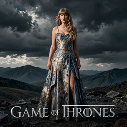 still of taylor swift in game of thrones