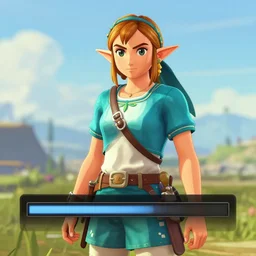 saria from ocarina of time in gta 4 loading screen