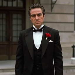 a film still of Giorno Giovanna in the godfather(1972), long shot