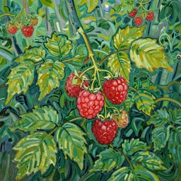 raspberries in a forest by Vincent van Gogh