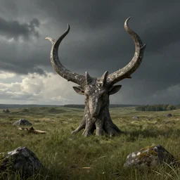 a landscape in the style of gleipnir