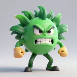 highly detailed 3 d render of a raging mad angry kale character, as pizza topping, hyper realistic octane render, cinematic lighting, deviantart, lowbrow, surrealism, pixar still