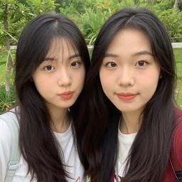 me with my friend