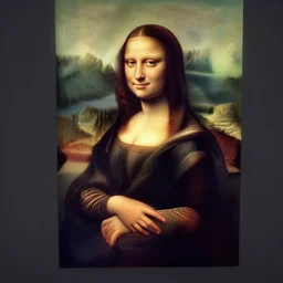 the mona lisa in 3d unreal engine 4 4k upscale