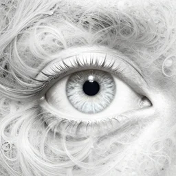 conceptual abstract picture of the eye, in the style of beksinski, intricate and epic composition, white by caravaggio, insanely quality, highly detailed, masterpiece, white light, artstation, 4 k