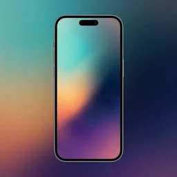 A desktop wallpaper that visualizes AI, blend elements, stylistic, visualize, Machine Learning, smooth noise 4K, organic, iPhone wallpaper, gradient, surrealism