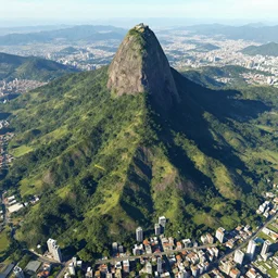 fallout 5, belo horizonte minas gerais brazil, trending on artstation, aerial photo, digital art, mountain