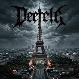 eldritch horror in the skys above paris, death metal cover