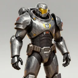 Enclave power armor from Fallout 2, high detail, digital painting, artstation, concept art, smooth, clear focus,