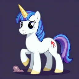 digital illustration of a unstable unicorn with health issues, deviantArt, artstation, artstation hq, hd, 4k resolution
