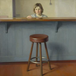 i'm on a bar stool the age my father died, color, by abercrombie gertrude