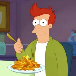 fry from futurama as a real person.