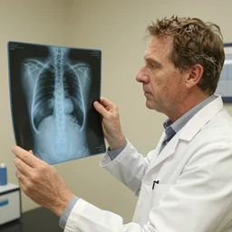 detecting Barry Chuckle with an X-ray