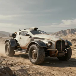 a concept art of a vehicle, dieselpunk, artstation