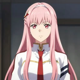Zero Two serious portrait