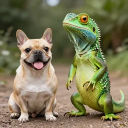 meme pertaining to lizard - dog hybrids, 4 k