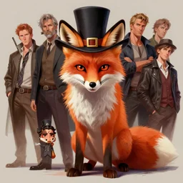 A digital painting of a Fox with a mafia hat from Borselino , by Stanley Artgerm Lau, frank frazetta, Rossdraws, James Jean, gerald brom, Andrei Riabovitchev, Marc Simonetti, and Sakimichan, trending on artstation, SFW version