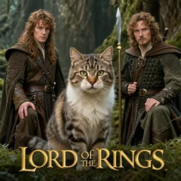 a cat in lord of the rings, by ismail inceoglu craig mullins ian mcque