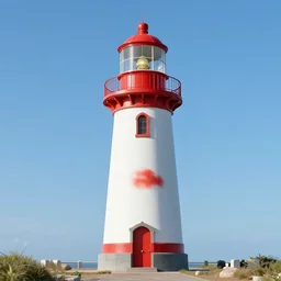 happy birthday in the lighthouse, highly detailed, 8 k