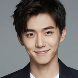 8 k, gorgeous attractive young actor posing with a smirk, studio lighting, close up