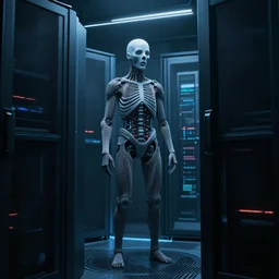the enigmatic online server entities active denial system memetic superego, rendered in octane by Michael Whelan