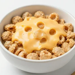 cheese and chicken cereal, food photography
