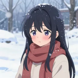isekai cute anime girl sad blushing in a snow den, snow. digitally inked drawing, depth focus, rankings pixiv, chromatic aberration, noise, soft lighting, srgb, 4 k, cinematic rembrant kuvshinov ross tran craig mullins leyendecker wlop guweiz