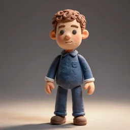 mark zuckerberg claymation, ultra realistic lighting and shadows, textures and fine detail, macro shot, clay figure