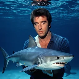 film still of alain delon in shark tank