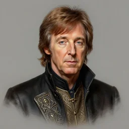 portrait of Paul McCartney  D&D, fantasy, intricate, elegant, highly detailed, digital painting, artstation, concept art, matte, sharp focus, illustration, art by Artgerm and Greg Rutkowski and Alphonse Mucha