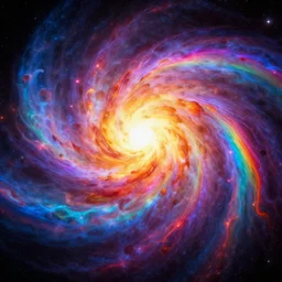 ultrarealistic rainbow supernova, intricate details, hyper realistic, 4 k uhd, unreal engine 5, ray tracing, ultrawide shot