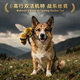 the hybrid of a dog and bumblebee