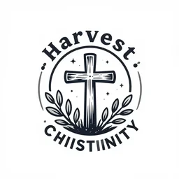retro vintage christianity, logo, white background, 🕊, harvest, cross, artgerm, trending, 4 k, svg, digital art, etsy trending,