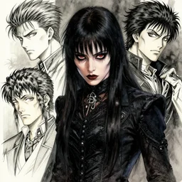 portrait, goth emu, watercolor, dramatic lighting, cinematic, establishing shot, extremely high detail, foto realistic, cinematic lighting, pen and ink, intricate line drawings, by Yoshitaka Amano, Ruan Jia, Kentaro Miura, Artgerm, post processed, concept art, artstation, matte painting, style by eddie mendoza, raphael lacoste, alex ross