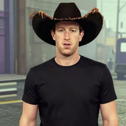 mark zuckerberg wearing a sombero, gta screenshot