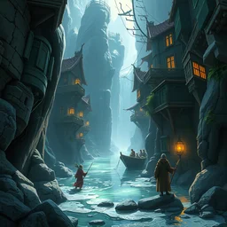 photo cartoon bd illustration comic manga painting of cayon environement : 6 fantasy environement, digital painting, volumetric lighting : 1 by adrian ghenie and jenny saville and zhang jingna artist bd enki bilal : 1 0